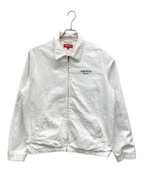 SUPREME（シュプリーム）SUPREME (シュプリーム) ハリントンジャケット ホワイト サイズ:Mの古着・服飾アイテム