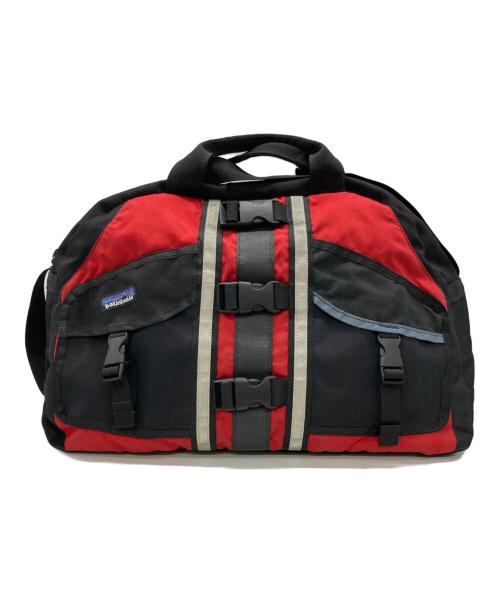 Patagonia（パタゴニア）Patagonia (パタゴニア) ダッフルショルダーバッグ ブラック×レッドの古着・服飾アイテム