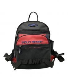 POLO SPORT（ポロスポーツ）の古着「リュック」｜ブラック×レッド