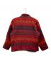 WOOLRICH (ウールリッチ) ネイティブ柄ラグジャケット レッド サイズ:XL：5000円