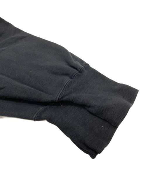 Champion REVERSE WEAVE（チャンピオン リバース ウィーブ）Champion REVERSE WEAVE (チャンピオン リバース ウィーブ) 三段プリントフーディ ブラック希少 サイズ:X-LARGEの古着・服飾アイテム