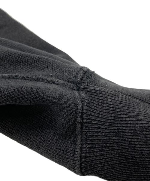 Champion REVERSE WEAVE（チャンピオン リバース ウィーブ）Champion REVERSE WEAVE (チャンピオン リバース ウィーブ) 三段プリントフーディ ブラック希少 サイズ:X-LARGEの古着・服飾アイテム