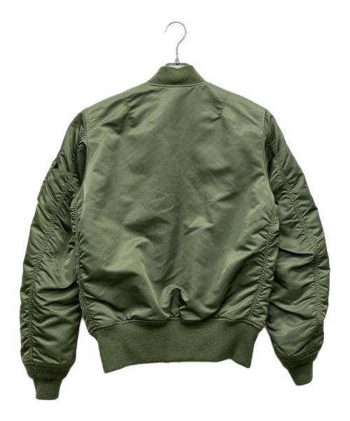 ALPHA（アルファ）ALPHA (アルファ) MA-1ジャケット グリーン サイズ:M C88-96,T165-175の古着・服飾アイテム