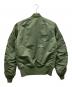 ALPHA (アルファ) MA-1ジャケット グリーン サイズ:M C88-96,T165-175：7000円