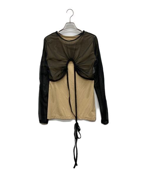 MAISON SPECIAL（メゾンスペシャル）MAISON SPECIAL (メゾンスペシャル) Multiway Layered Tops ベージュ サイズ:FREEの古着・服飾アイテム
