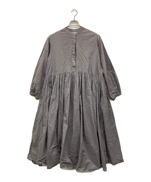 BEARDSLEY（ビアズリー）BEARDSLEY (ビアズリー) ギャザーワンピース グレー サイズ:1の古着・服飾アイテム