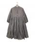 BEARDSLEY（ビアズリー）の古着「ギャザーワンピース」｜グレー