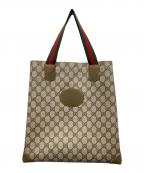 GUCCIグッチ）の古着「シェリーライントートバッグ」｜ベージュ