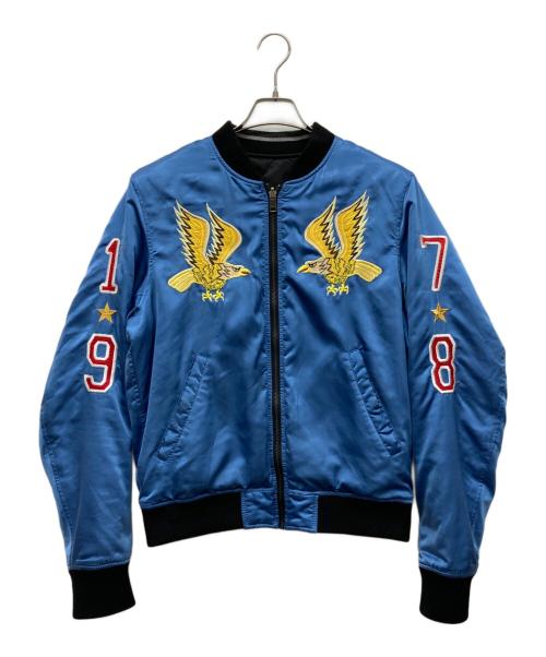 DIESEL（ディーゼル）DIESEL (ディーゼル) スカジャン ブルー サイズ:Mの古着・服飾アイテム