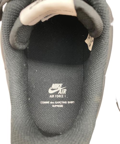 NIKE（ナイキ）NIKE (ナイキ) COMME des GARCONS (コムデギャルソン) SUPREME (シュプリーム) Air Force 1 Low Black/White サイズ:27cmの古着・服飾アイテム