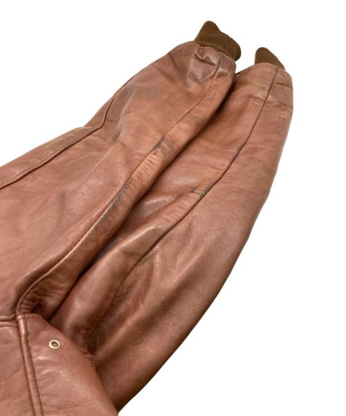 Aero LEATHER（エアロレザー）Aero LEATHER (エアロレザー) A-2フライトレザージャケット ブラウン サイズ:40の古着・服飾アイテム