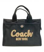 COACHコーチ）の古着「カーゴトートバッグ」｜ブラック