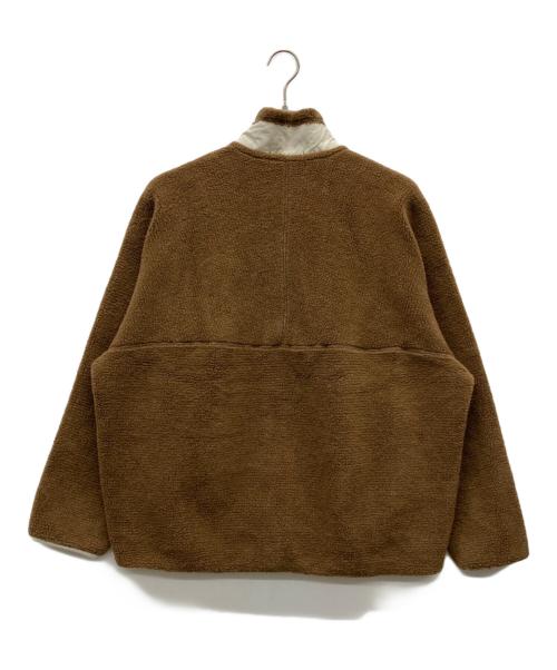 Graphpaper（グラフペーパー）Graphpaper (グラフペーパー) ウールボアジップアップブルゾン ブラウン サイズ:1の古着・服飾アイテム