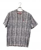 SUPREMEシュプリーム）の古着「Small Box Tee Snake」｜ライトピンク×ブラック