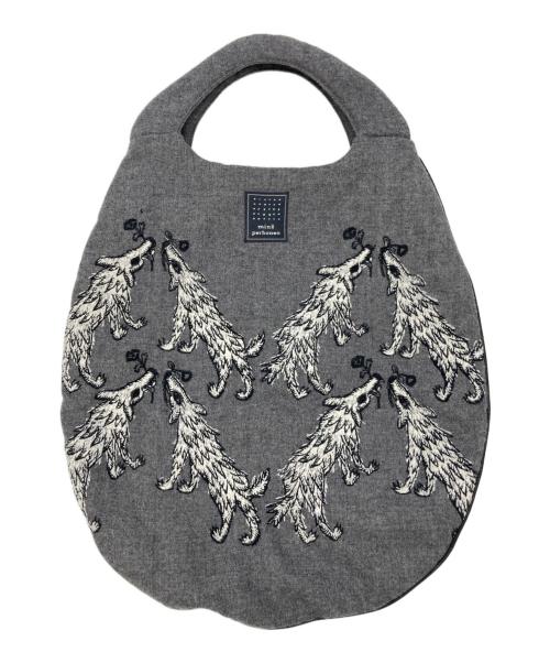 mina perhonen（ミナ ペルホネン）mina perhonen (ミナ ペルホネン) wolf&flower グレーの古着・服飾アイテム