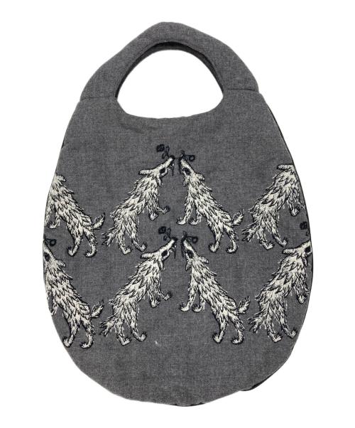 mina perhonen（ミナ ペルホネン）mina perhonen (ミナ ペルホネン) wolf&flower グレーの古着・服飾アイテム