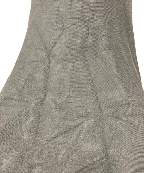 darich（ダーリッチ）Darich (ダーリッチ) ビッグカラーギンガムチェックニットロングワンピース ブラック サイズ:Freeの古着・服飾アイテム