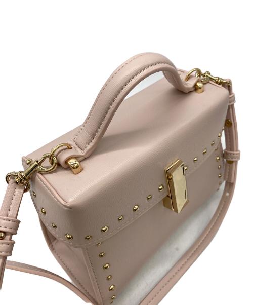 CELFORD（セルフォード）CELFORD (セルフォード) ビジュースタッズポシェット ピンクの古着・服飾アイテム