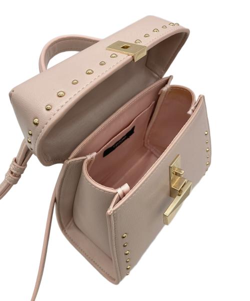 CELFORD（セルフォード）CELFORD (セルフォード) ビジュースタッズポシェット ピンクの古着・服飾アイテム