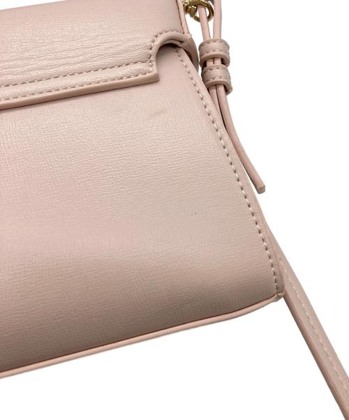 CELFORD（セルフォード）CELFORD (セルフォード) ビジュースタッズポシェット ピンクの古着・服飾アイテム