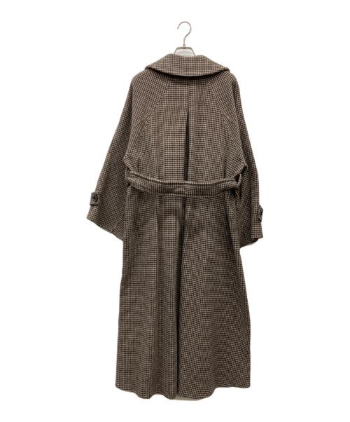 Snidel（スナイデル）Snidel (スナイデル) ステンカラーリバーコート ブラウンの古着・服飾アイテム