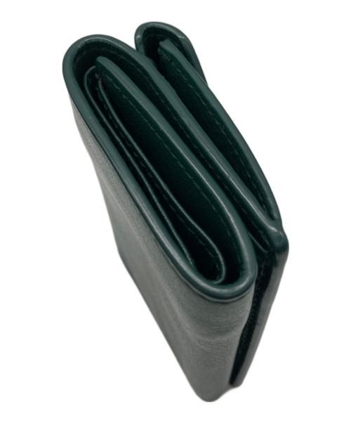 BALENCIAGA（バレンシアガ）BALENCIAGA (バレンシアガ) ペーパーミニウォレット グリーンの古着・服飾アイテム