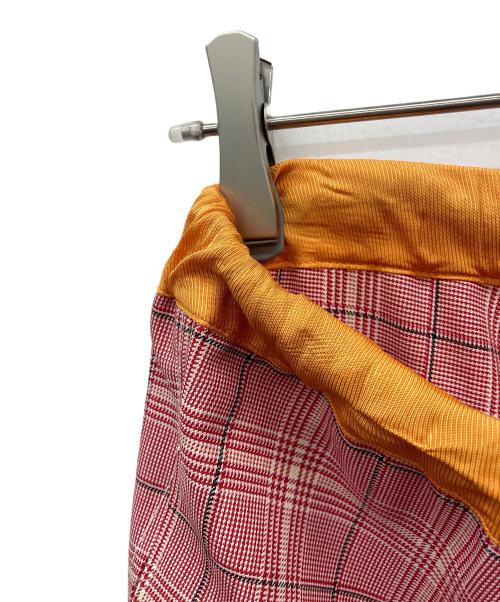 MARNI（マルニ）MARNI (マルニ) チェックパンツ レッド サイズ:40の古着・服飾アイテム