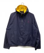 POLO RALPH LAURENポロ・ラルフローレン）の古着「シェルジャケット」｜ネイビー×イエロー
