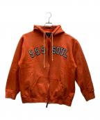 TRIPLE FIVE SOULトリプルファイブソウル）の古着「ジップパーカー」｜オレンジ