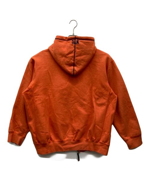 TRIPLE FIVE SOUL（トリプルファイブソウル）TRIPLE FIVE SOUL (トリプルファイブソウル) ジップパーカー オレンジ サイズ:Lの古着・服飾アイテム