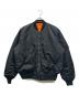 ALPHA（アルファ）の古着「MA-1ジャケット」｜ブラック