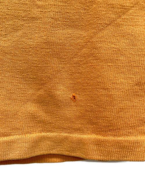 Champion product（チャンピオン プロダクト）Champion product (チャンピオン プロダクト) 染込みプリントスウェット オレンジ サイズ:38の古着・服飾アイテム