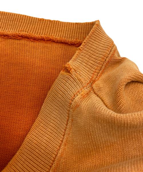 Champion product（チャンピオン プロダクト）Champion product (チャンピオン プロダクト) 染込みプリントスウェット オレンジ サイズ:38の古着・服飾アイテム