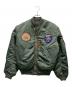 CAB CLOTHING（キャブ クロージング）の古着「MA-1ジャケット」｜カーキ