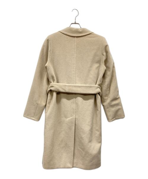 MaxMara（マックスマーラ）MaxMara (マックスマーラ) アンゴラ混コート ベージュ サイズ:J I 36の古着・服飾アイテム