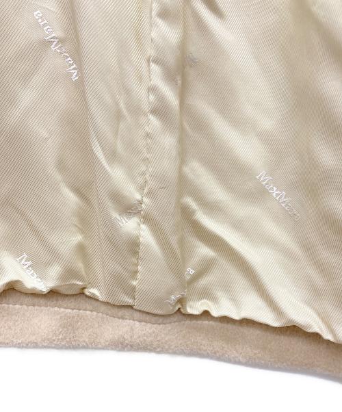 MaxMara（マックスマーラ）MaxMara (マックスマーラ) アンゴラ混コート ベージュ サイズ:J I 36の古着・服飾アイテム