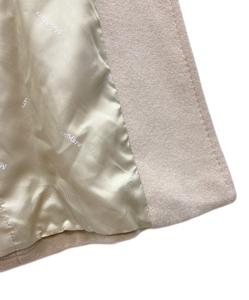 MaxMara（マックスマーラ）MaxMara (マックスマーラ) アンゴラ混コート ベージュ サイズ:J I 36の古着・服飾アイテム