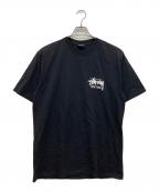 stussyステューシー）の古着「プリントTシャツ NEW YORK」｜ブラック
