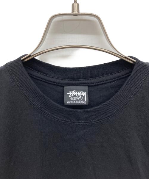 stussy（ステューシー）stussy (ステューシー) プリントTシャツ NEW YORK ブラック サイズ:Mの古着・服飾アイテム