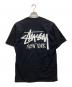 stussy (ステューシー) プリントTシャツ NEW YORK ブラック サイズ:M：6000円