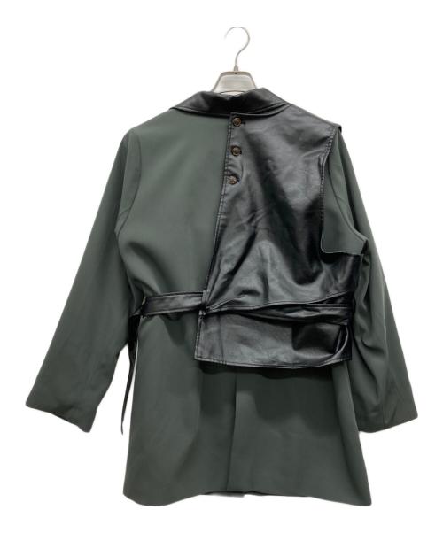 KOH.style（コースタイル）KOH.style (コースタイル) コート カーキ サイズ:Fの古着・服飾アイテム