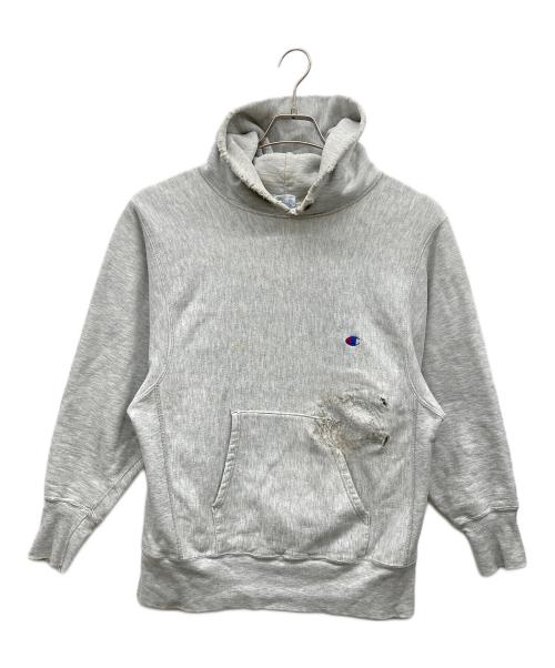Champion REVERSE WEAVE（チャンピオン リバース ウィーブ）Champion REVERSE WEAVE (チャンピオン リバース ウィーブ) リバースウィーブパーカー グレー サイズ:LARGEの古着・服飾アイテム