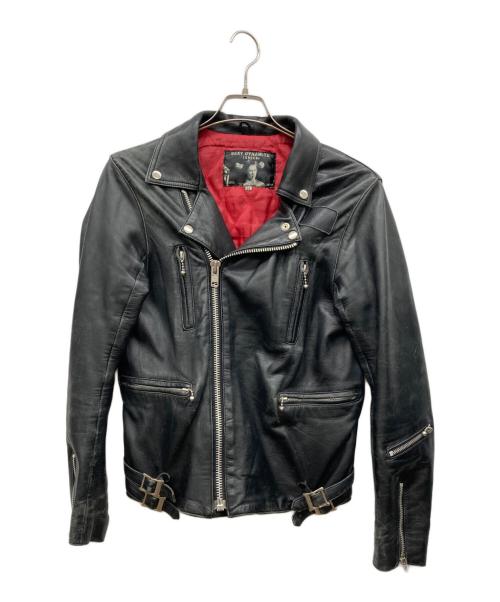 SEXY DYNAMITE LONDON（セクシーダイナマイトロンドン）SEXY DYNAMITE LONDON (セクシーダイナマイトロンドン) ダブルライダースジャケット ブラック サイズ:36の古着・服飾アイテム