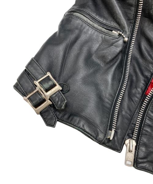 SEXY DYNAMITE LONDON（セクシーダイナマイトロンドン）SEXY DYNAMITE LONDON (セクシーダイナマイトロンドン) ダブルライダースジャケット ブラック サイズ:36の古着・服飾アイテム