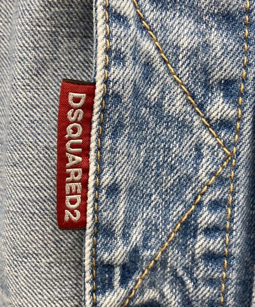 DSQUARED2（ディースクエアード）DSQUARED2 (ディースクエアード) Blue Denim jacket インディゴ サイズ:42の古着・服飾アイテム