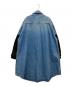 MM6 Maison Margiela (エムエムシックスメゾンマルジェラ) デニム切替ロングコート インディゴ サイズ:40 160/84A：20000円