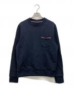 THOM BROWNE. NEW YORKトムブラウン ニューヨーク）の古着「ポケットスウェット」｜ネイビー