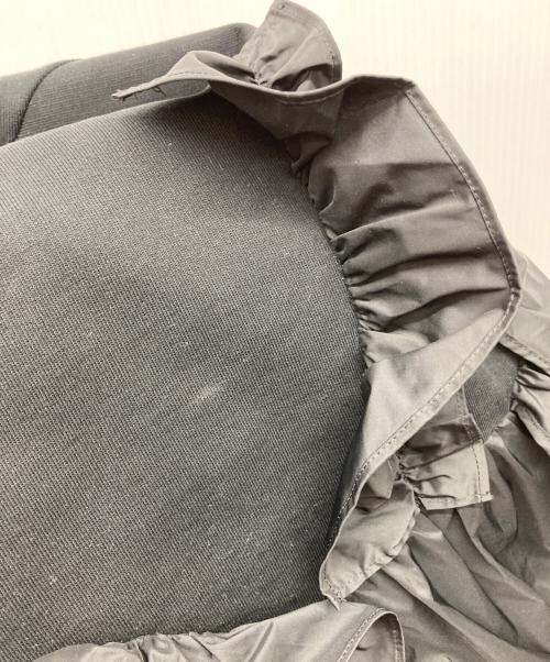 ENFOLD（エンフォルド）ENFOLD (エンフォルド) ハードコンパクト裏毛 デコラプルオーバー ブラック サイズ:38の古着・服飾アイテム