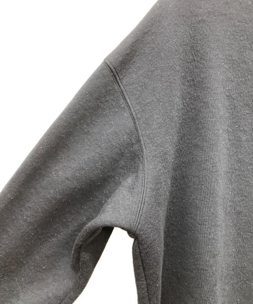 EMPORIO ARMANI（エンポリオ アルマーニ）EMPORIO ARMANI (エンポリオアルマーニ) 裾ロゴ裏起毛スウェット ネイビー サイズ:XLの古着・服飾アイテム