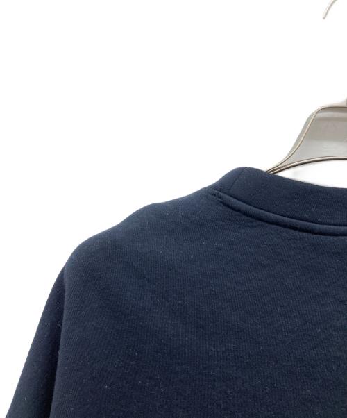 EMPORIO ARMANI（エンポリオ アルマーニ）EMPORIO ARMANI (エンポリオアルマーニ) 裾ロゴ裏起毛スウェット ネイビー サイズ:XLの古着・服飾アイテム